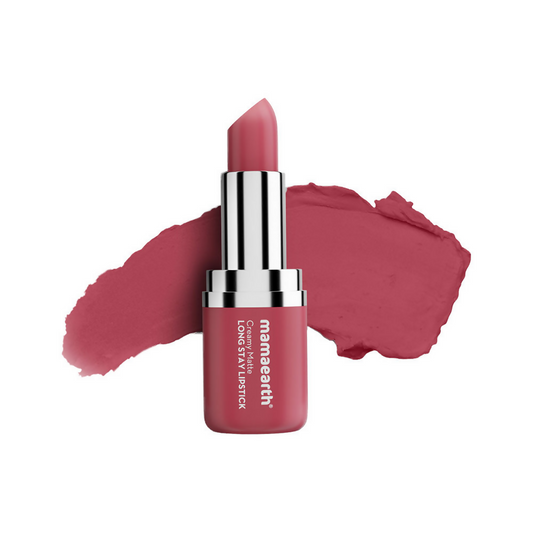 Mamaearth Creamy Matte Long Stay Lipstick - Pink Rose - Limited Time Offer