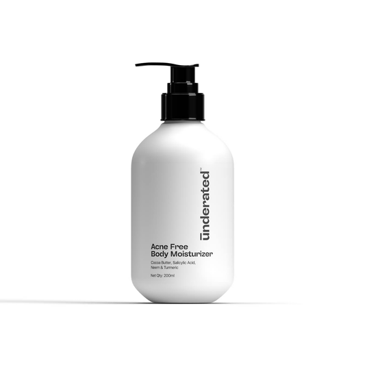 Underated Acne Free Body Moisturizer Powered With Cocoa Butter, Neem And Turmeric Grab2Buy Underated Grab2Buy
