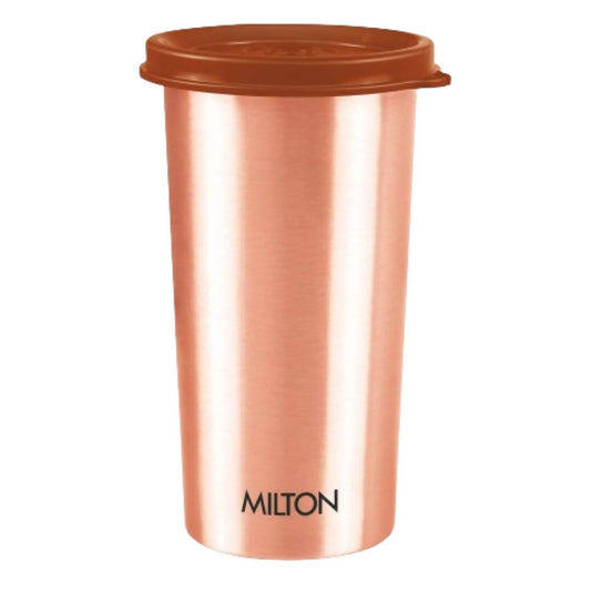 Milton Copper Drinking Water Tumbler with Lid - 480ml Grab2Buy Milton Grab2Buy