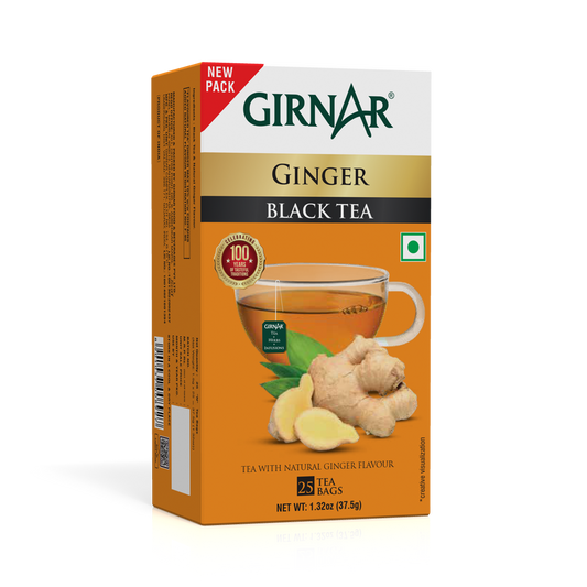 Girnar Black Tea Bags - Adrak | Swadesiicart