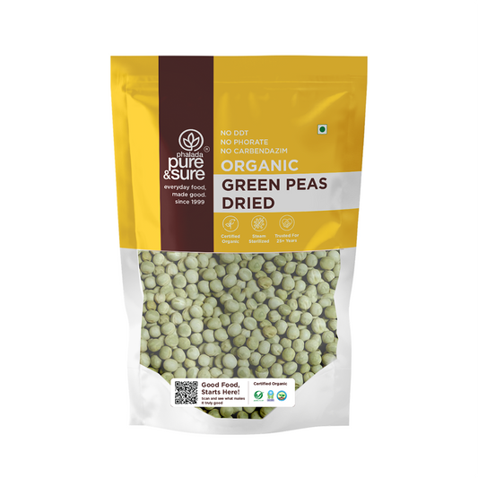 Pure & Sure Organic Green Peas Dried