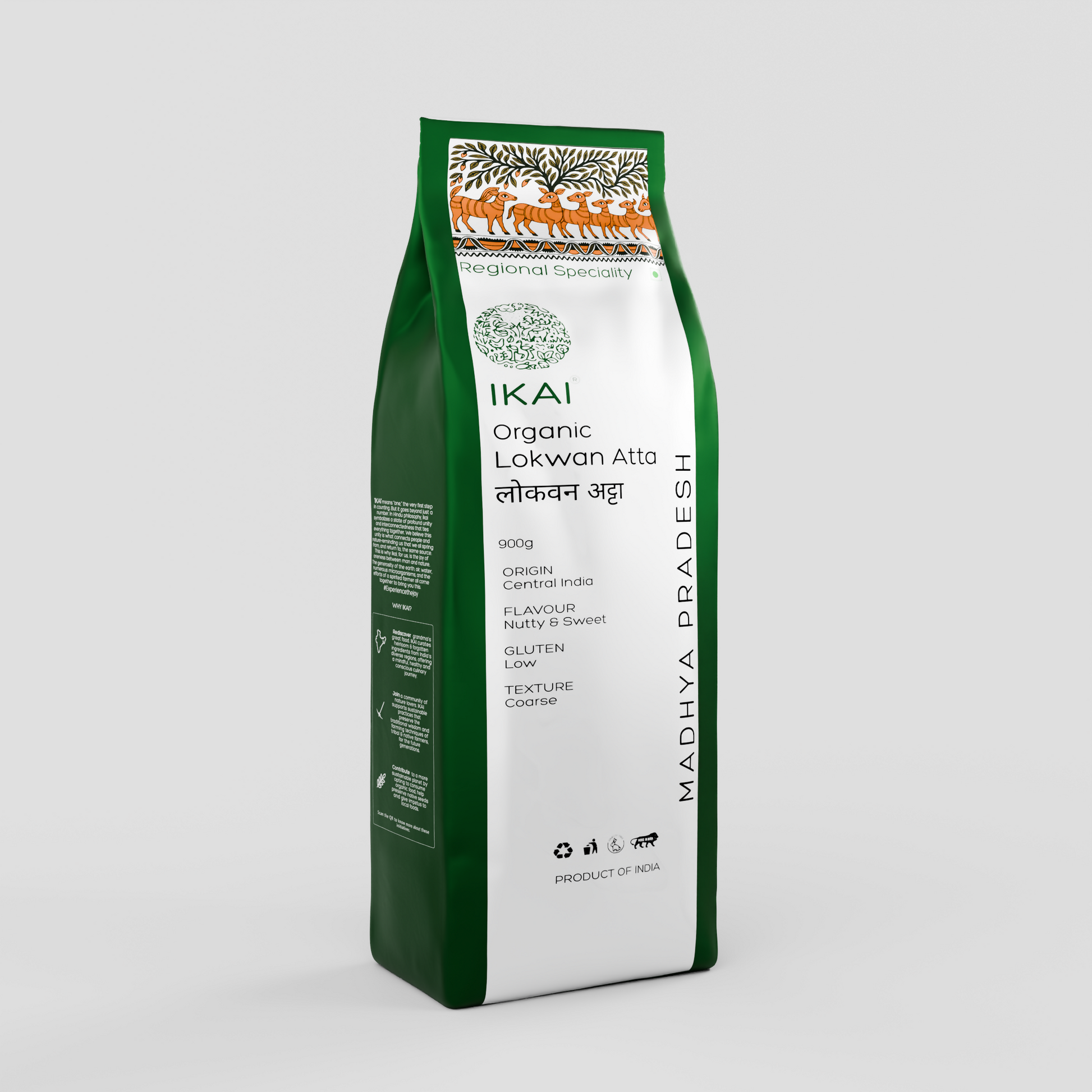1 - Organic Lokwan Atta - 1000 gm