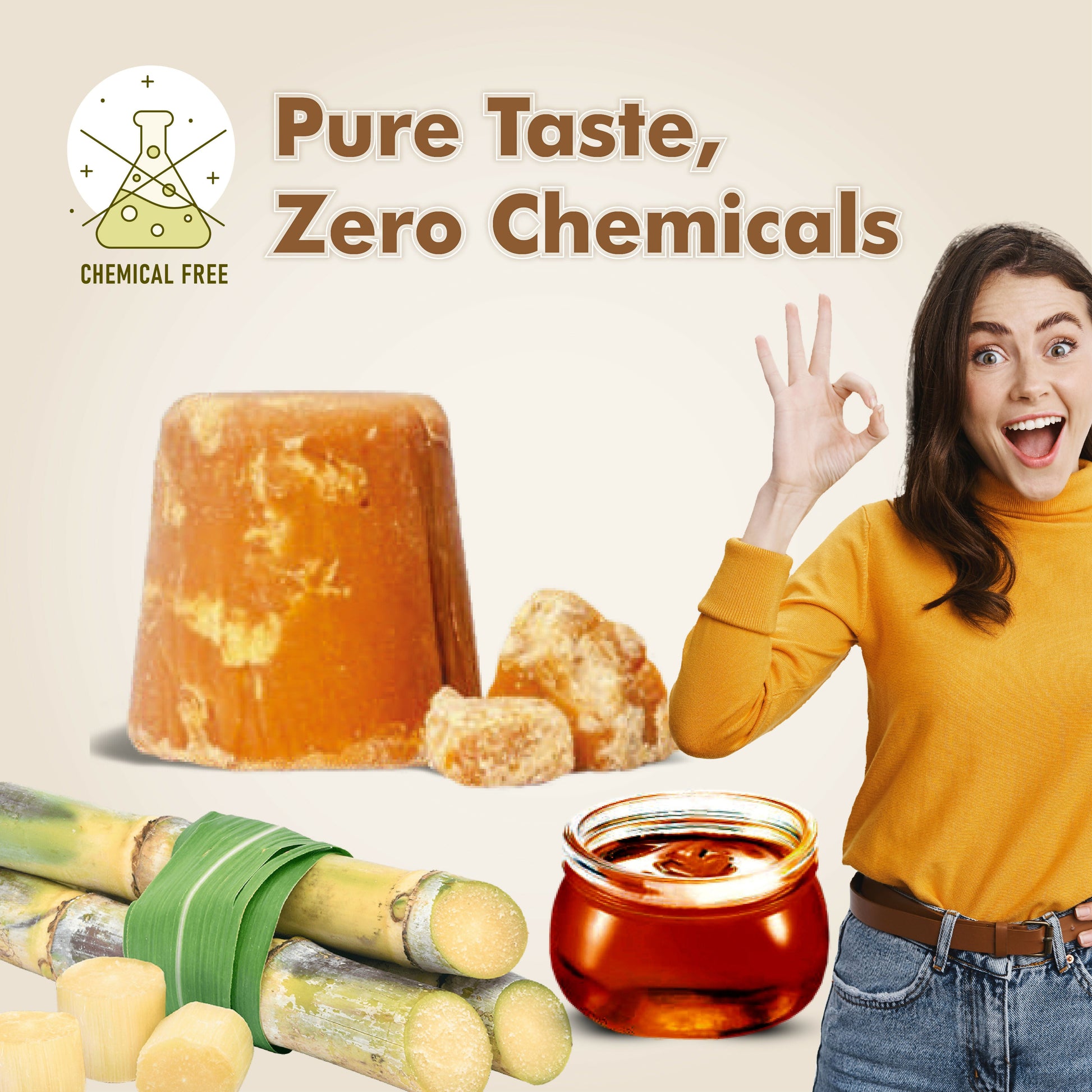 Naivedyam Chemical Free Jaggery Cubes - Grab2buy