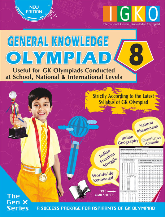 International General Knowledge Olympiad - Class 8(With OMR Sheets) by Varsha Batra