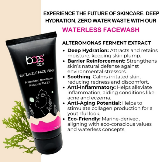 Baes Club Waterless Face Wash Formalized to Remove Pollution PM Grab2Buy Baes Club Grab2Buy