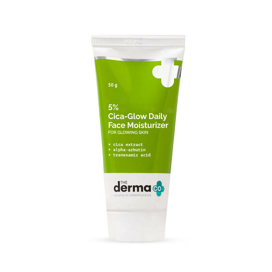 The Derma Co 5% Cica-Glow Moisturizer For Glowing Skin - Grab2buy