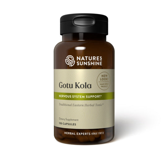 Natures Sunshine | Gotu Kola 395 | 100 Capsules