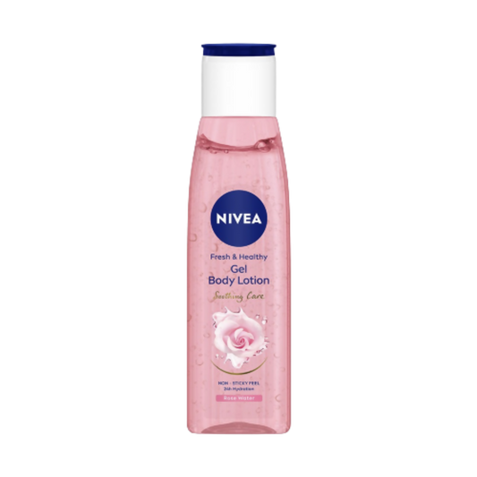 Nivea Fresh & Healthy Rose Water Gel Body Lotion Non Sticky Feel