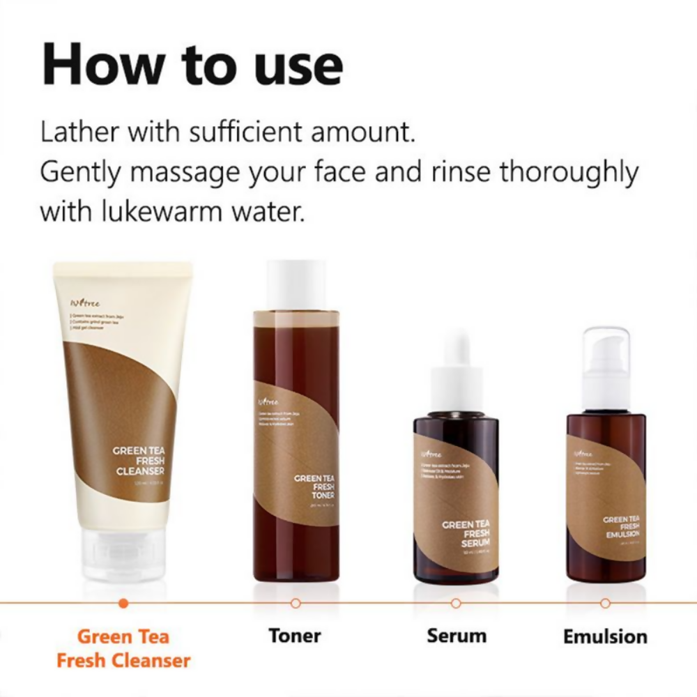 Isntree Green Tea Fresh Cleanser - Grab2buy