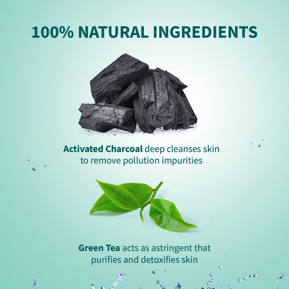 Himalaya Herbals Pollution Detox Charcoal Face Wash - Grab2buy