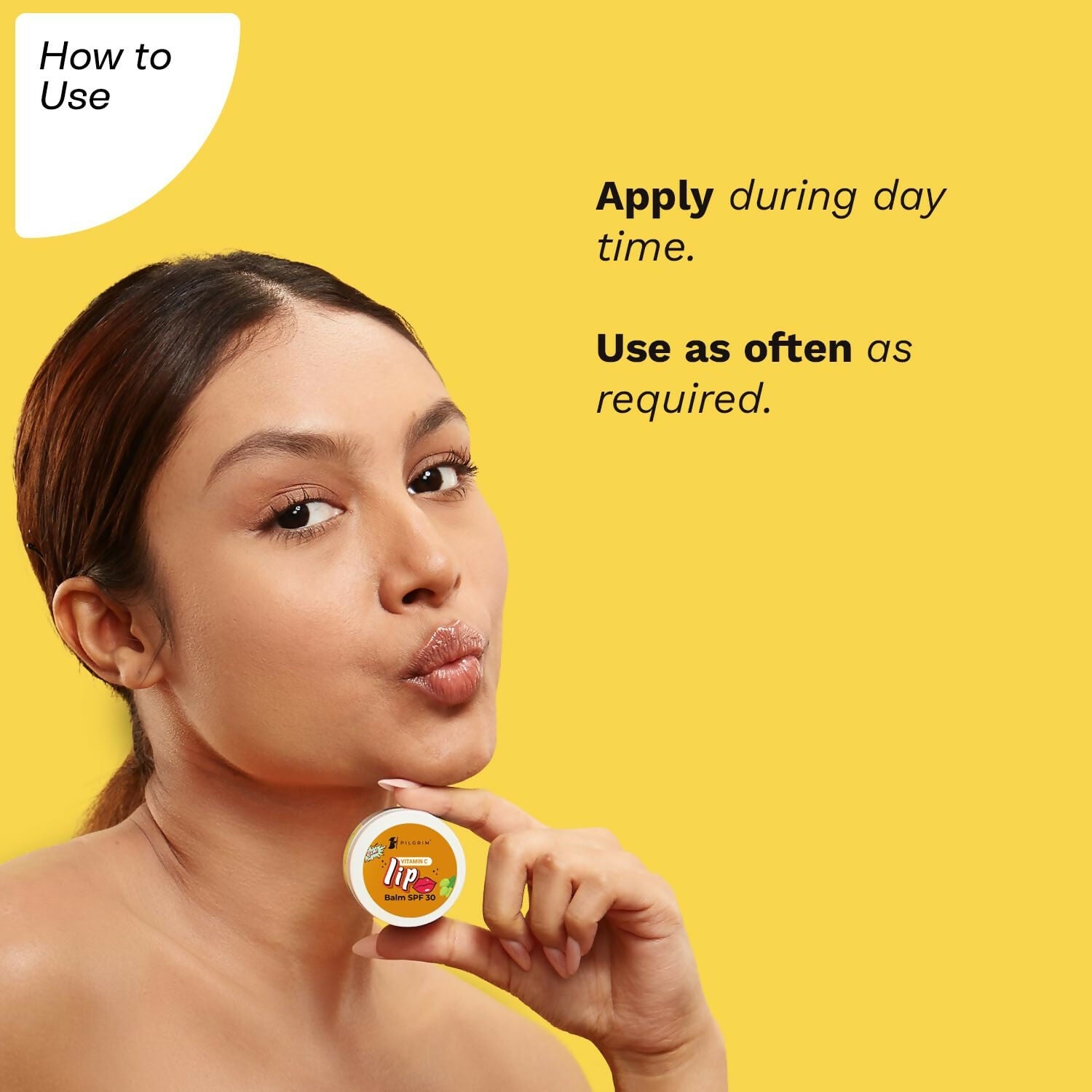 Pilgrim Vitamin C Lip Balm SPF 30 with Australian Kakadu Plum & Shea Butter For Smooth Soft Lips, Soothing & Hydrating Dry & Chapped Lips - Grab2buy