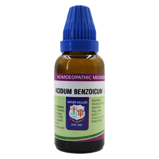 Father Muller Acidum Benzoicum Mother Tincture Q - Grab2buy