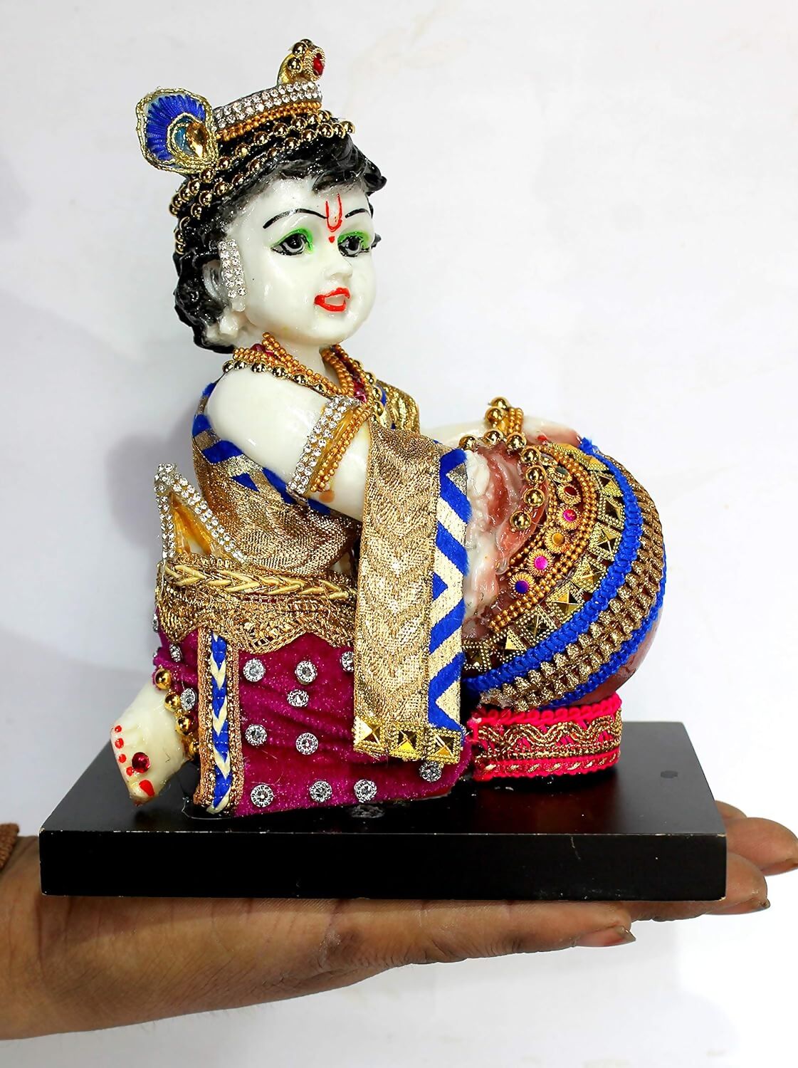 Esplanade Resin Krishna Makhan Chor Statue - Grab2buy