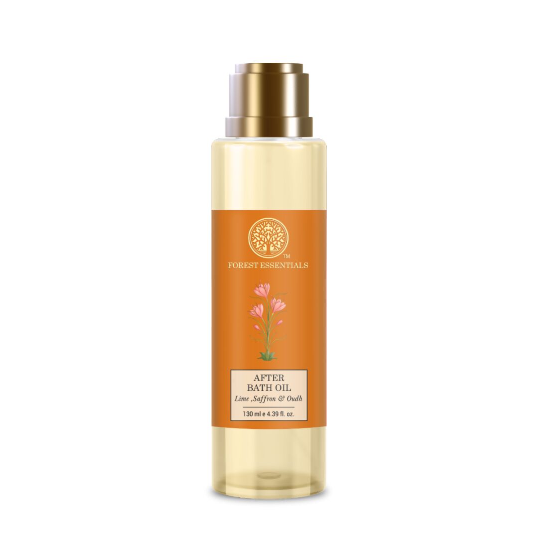 Forest Essentials After Bath Oil Lime Saffron & Oudh - Distacart