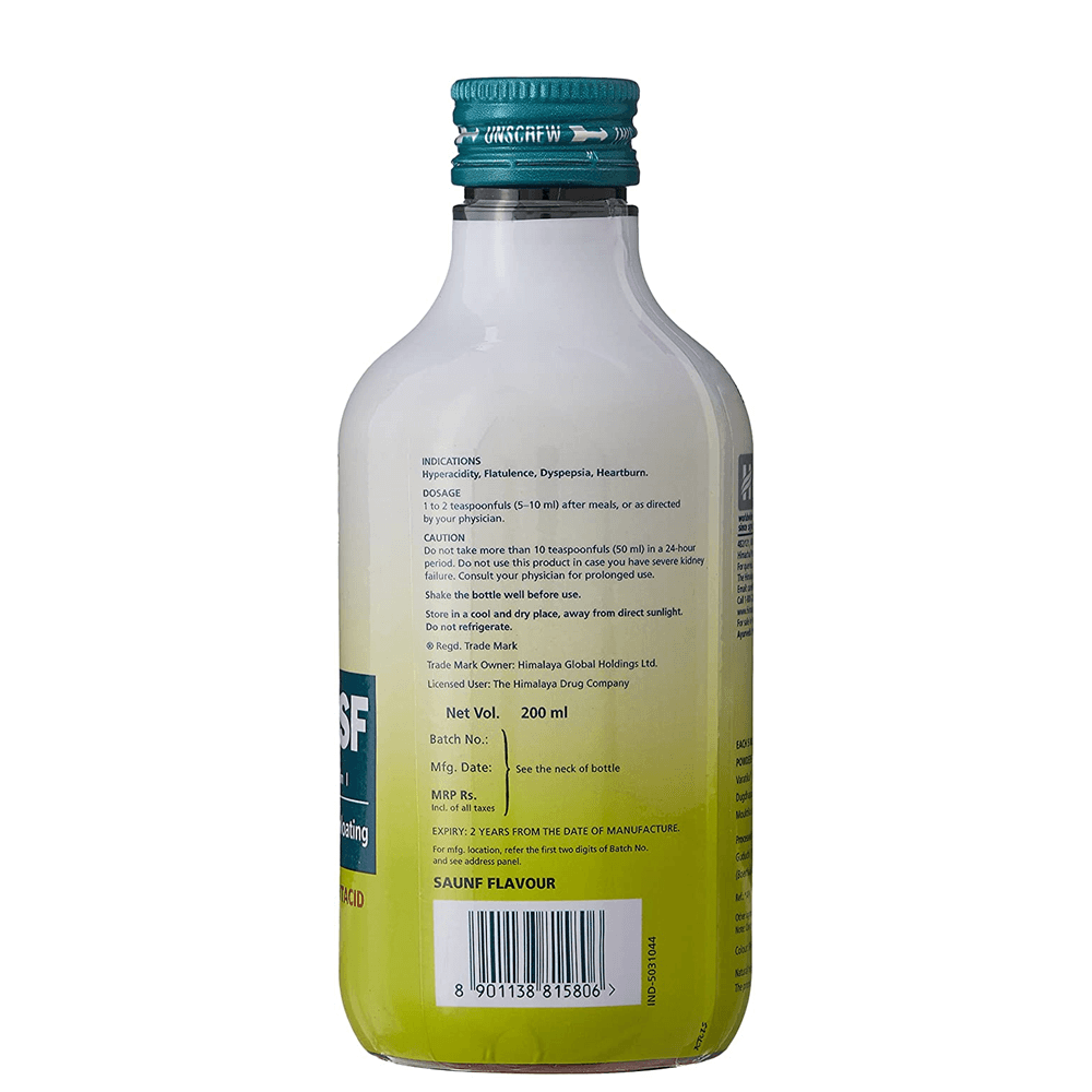 Himalaya Herbals Himcocid SF Syrup (200 ml) - Distacart
