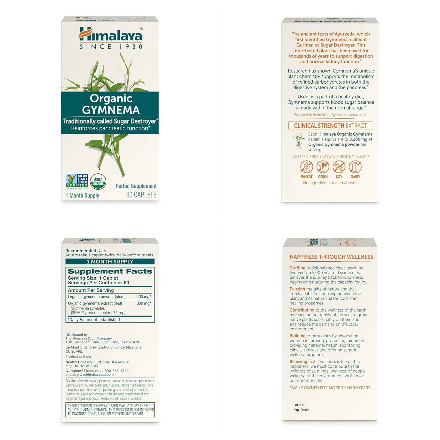 Himalaya Herbals Gymnema Caplets - Distacart