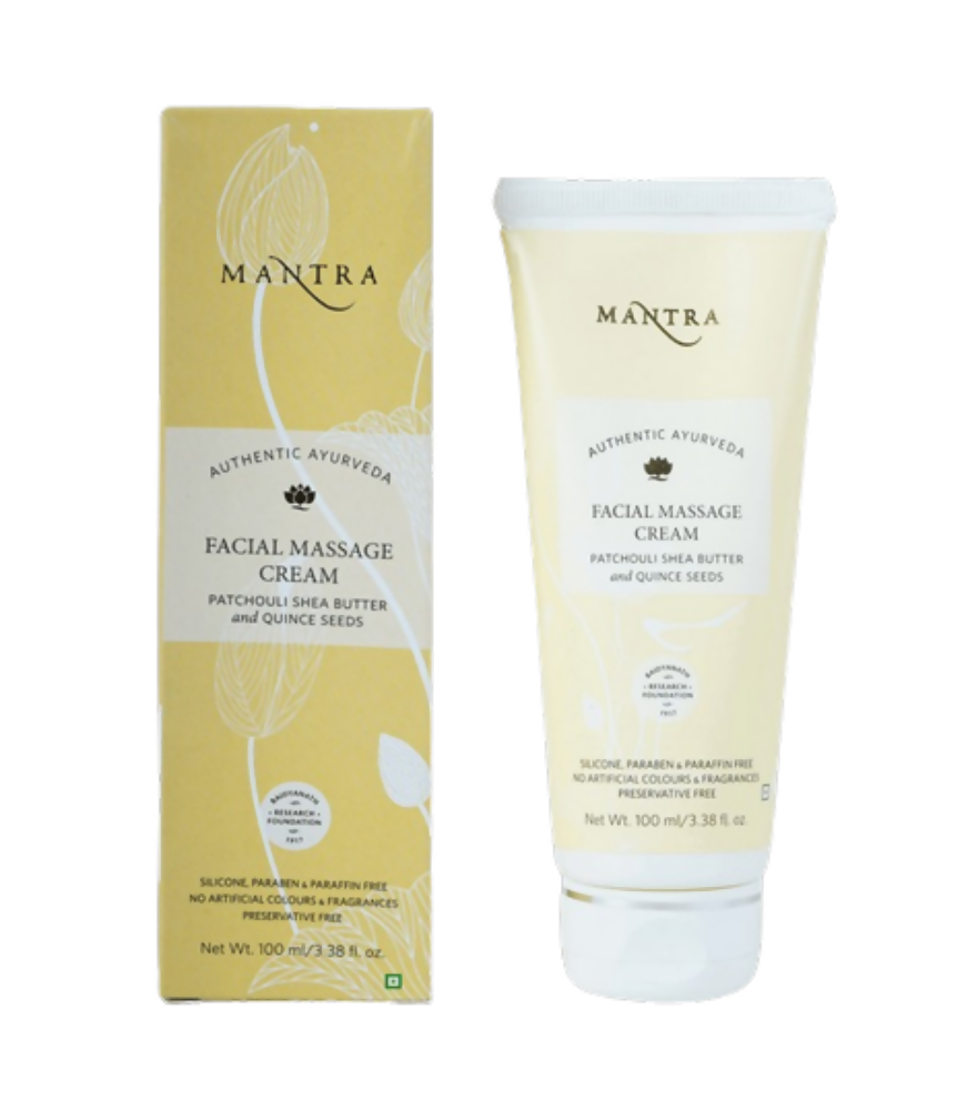 Mantra Herbal Facial Massage Cream Patchouli Shea Butter and Quince Seeds - Grab2buy