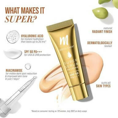 MyGlamm Super Serum BB Cream - 201 Pine - Grab2buy