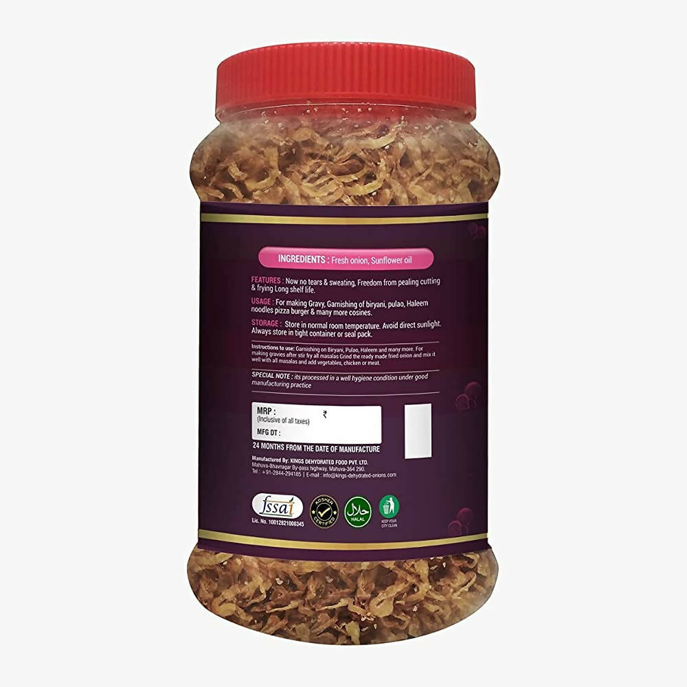 Kings Smart Birista Crispy Fried Onions with Sunflower Oil - Grab2buy