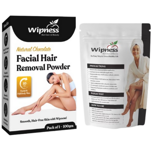 Wipness Natural Chocolate Facial Hair Removal Powder Grab2Buy Wipness Grab2Buy