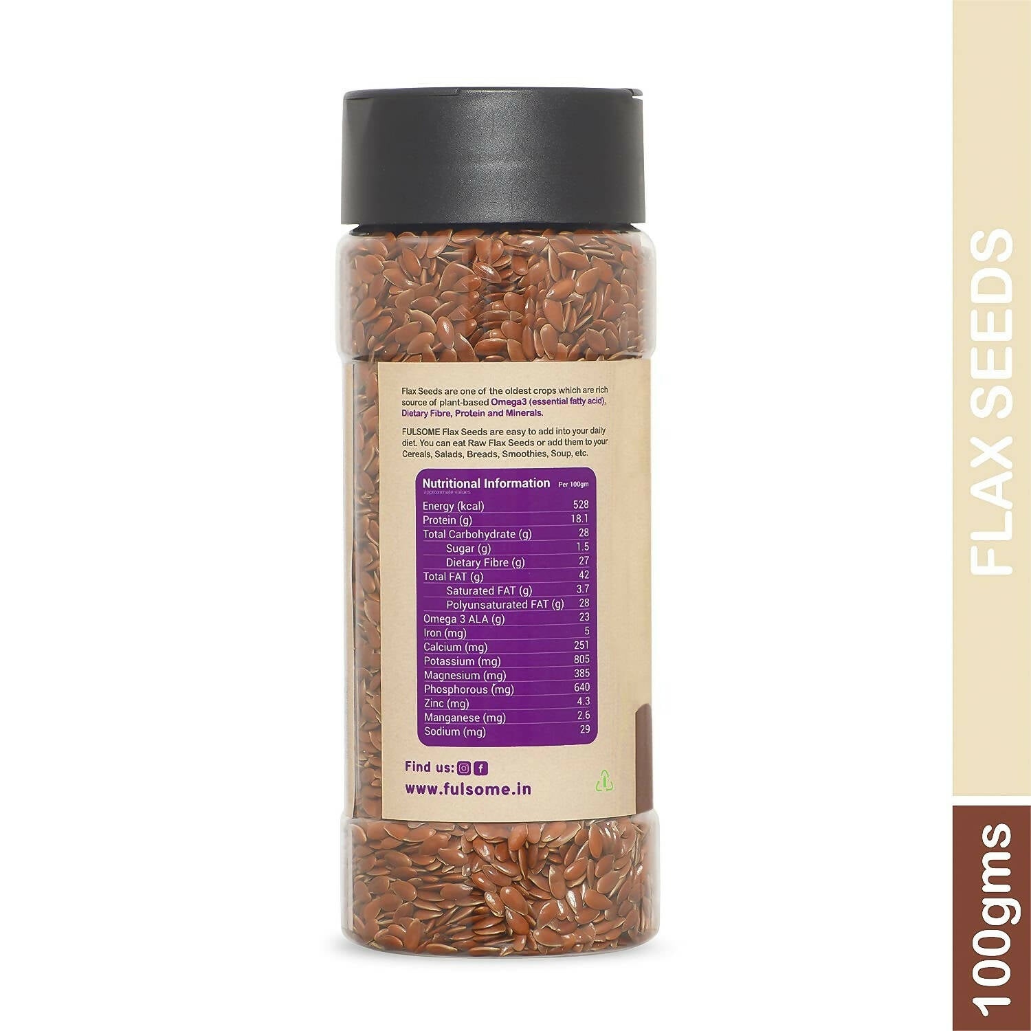 Fulsome Raw Flax Seeds - Grab2buy