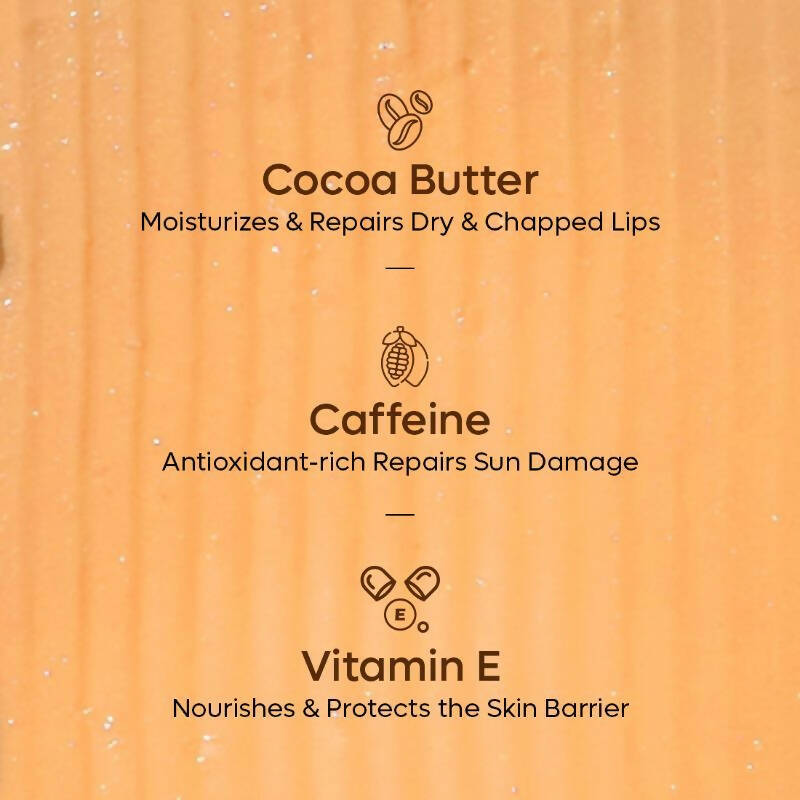 mCaffeine Choco Lip Balm With SPF 20 - Distacart