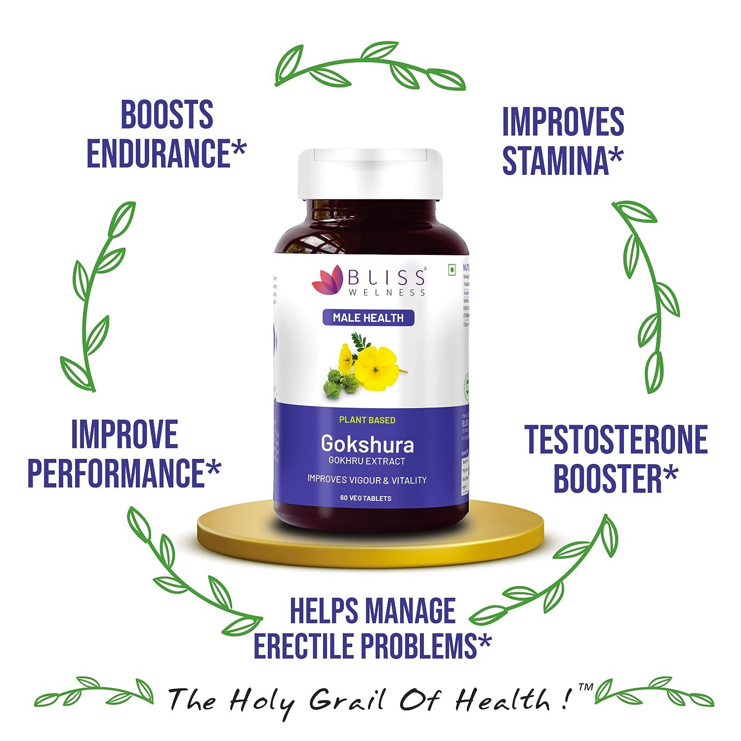 Bliss Welness Gokshura Tablets - Grab2buy