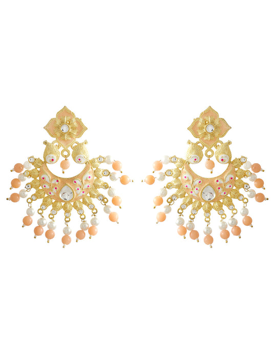 Silver-Plated Alloy Silver Round Earrings - The Pari - Grab2buy