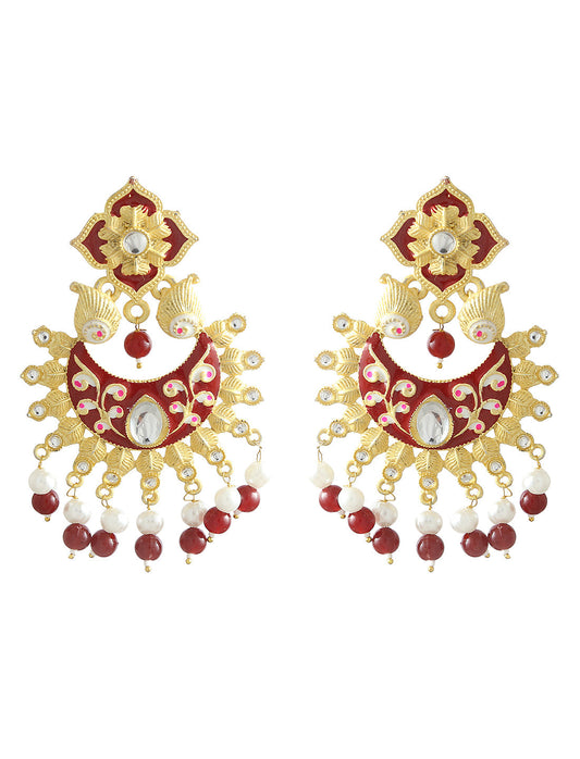 Silver-Plated Alloy Oxidised Round Earrings With Ring Combo - The Pari - The Pari - Dinesh Associates