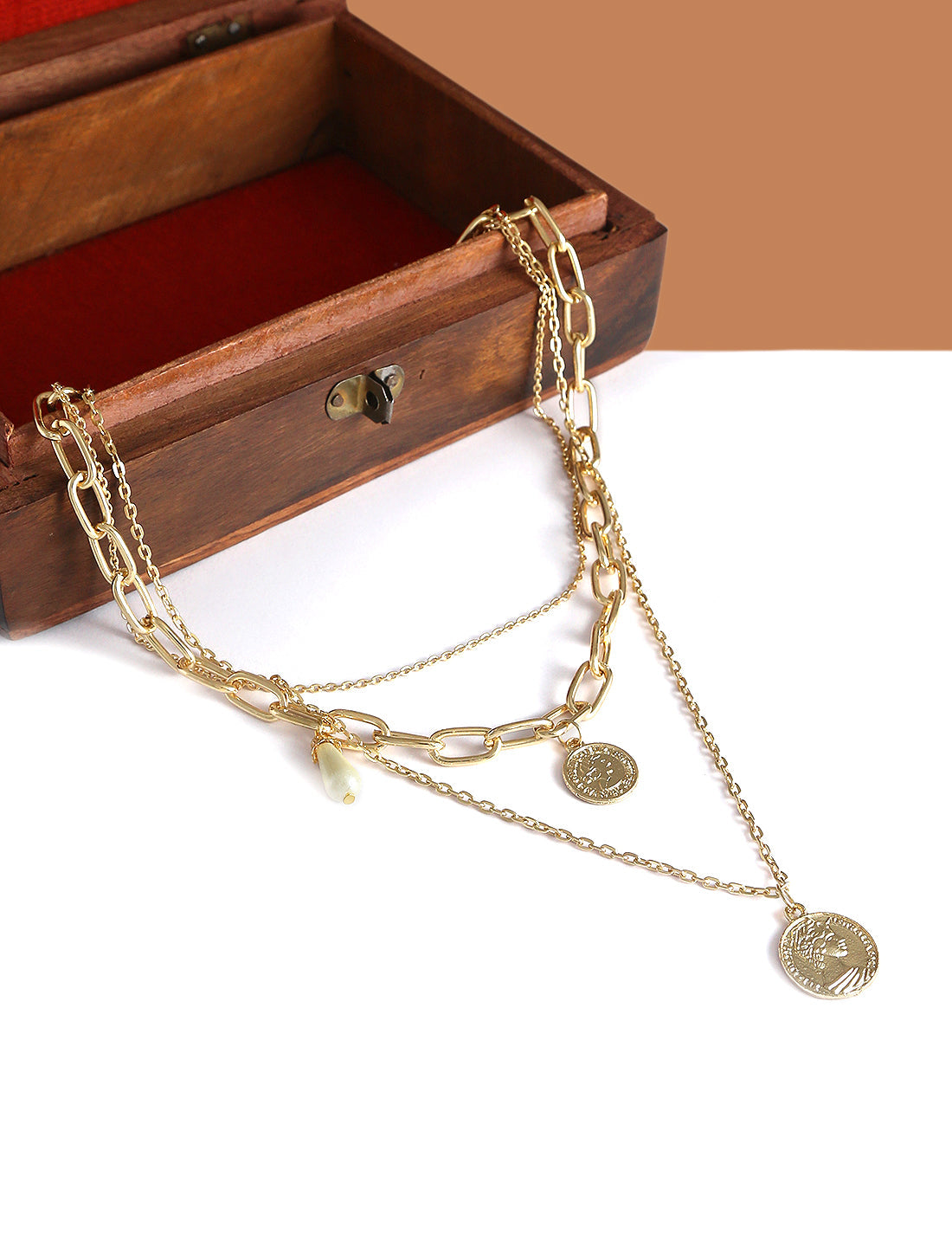 Silver-Plated Alloy Geometric Stones Choker Necklace - The Pari - Grab2buy