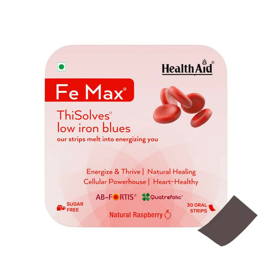 HealthAid Fe Max ThiSolves Oral Strips - Grab2buy
