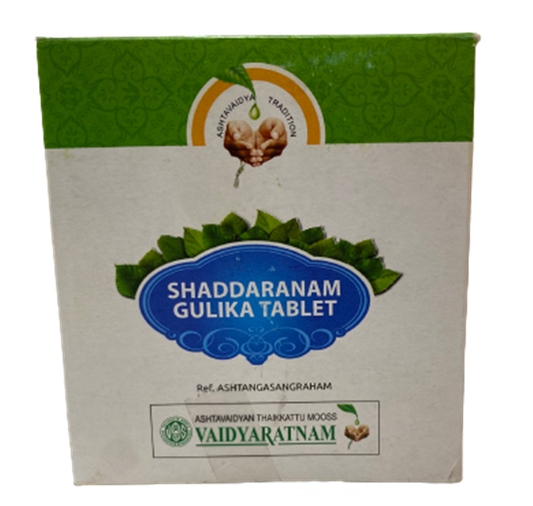 Vaidyaratnam Shaddaranam Gulika Tablets - Grab2buy