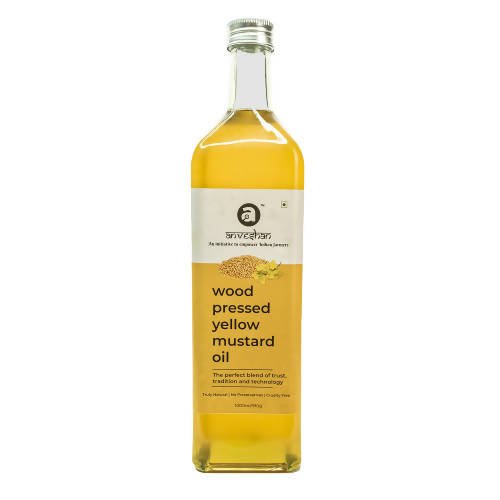 Grab2Buy Wood Pressed Yellow Mustard Oil