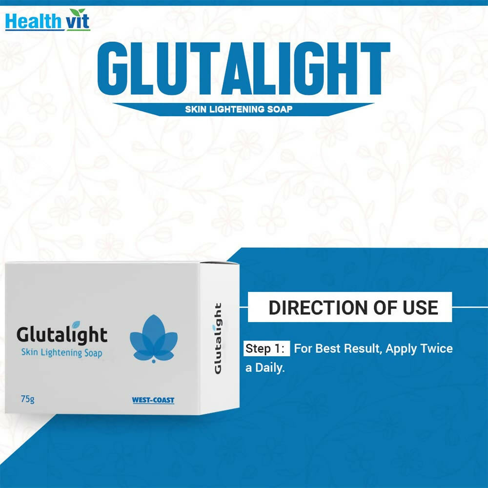 Healthvit Glutalight Skin Lightening Soap - Grab2buy