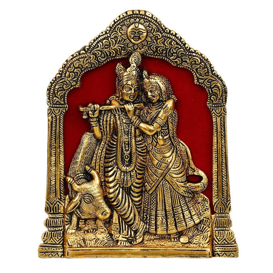 Webelkart Premium Metal Radha Krishna Idol - Grab2buy