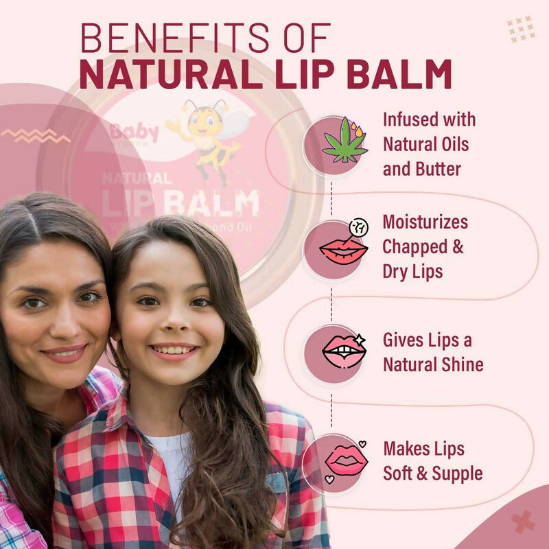 Babyorgano Natural Lip Balm - Beetroot Flavor - Grab2buy