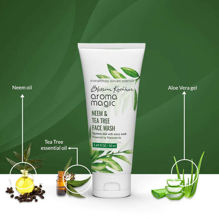 Blossom Kochhar Aroma Magic Neem & Tea Tree Face Wash - Grab2buy