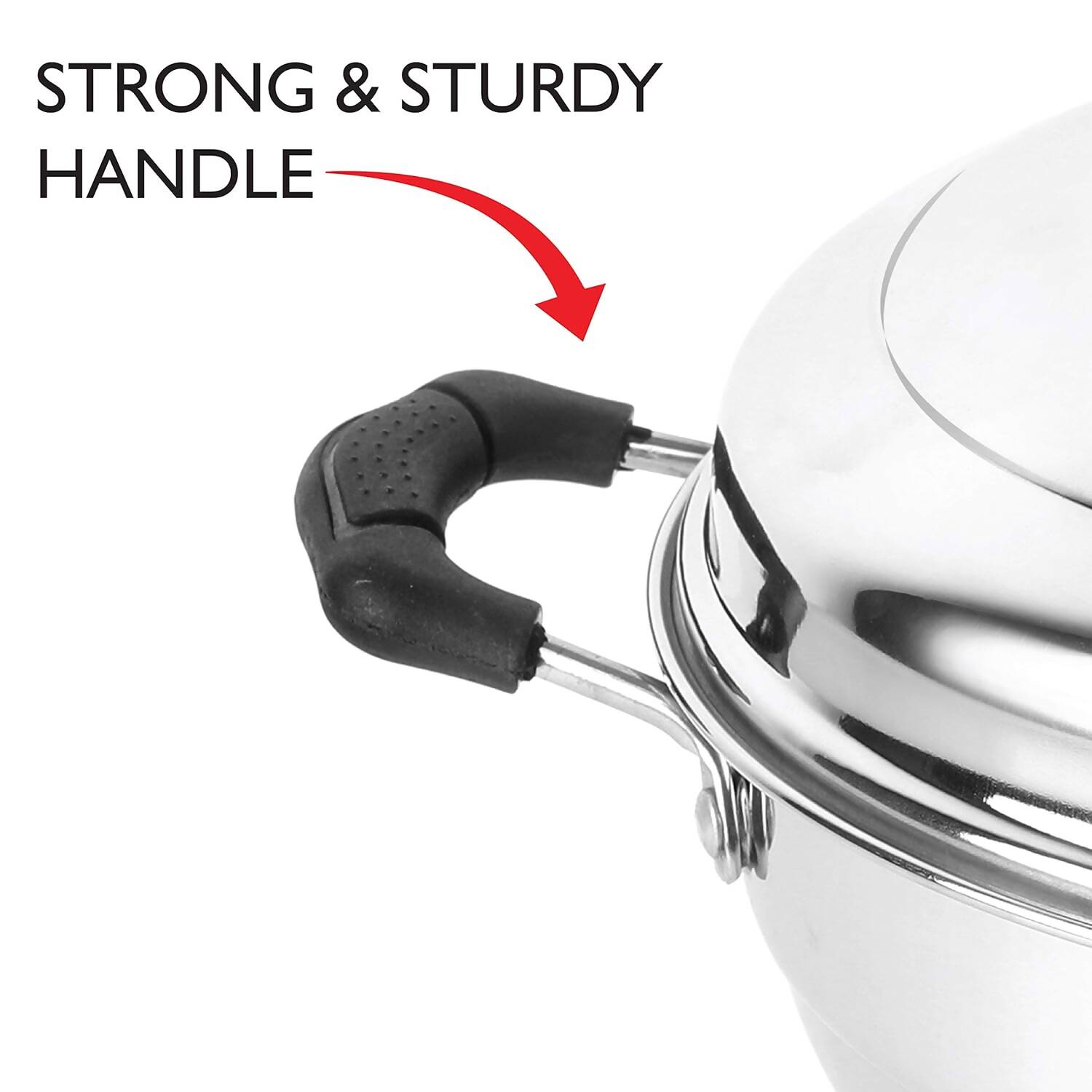 Cello Stainless Steel Induction Base Idli Cooker (Idly Maker) And Multi Kadhai With 6 Plates - Grab2buy