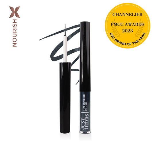 HERB ENRICHED WATERPROOF EYELINERS SMOKY CHARCOAL