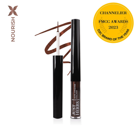 HERB ENRICHED WATERPROOF EYELINERS NUTTY BROWN