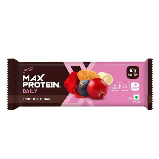 RiteBite Max Protein Daily Fruit & Nut Bar - Grab2buy