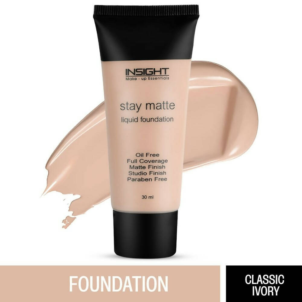 Insight Cosmetics Stay Matte Liquid Foundation - Classic Ivory - Grab2buy
