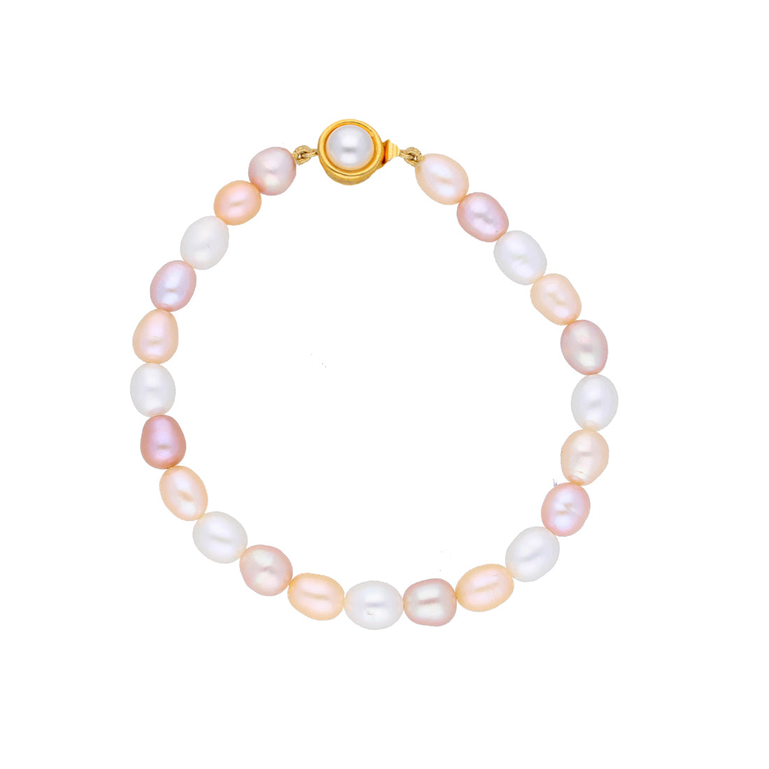 J Pearls Dazzling Pearl Bracelet - Real Pearl Jewelry - Grab2buy