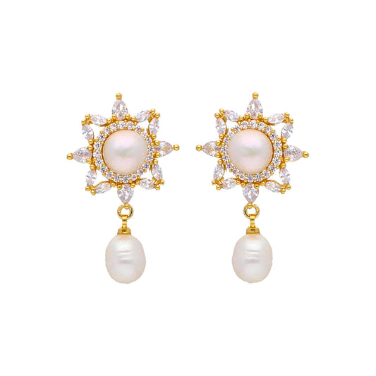 J Pearls Ferna Pearl Earrings - Real Pearl Jewelry - J Pearls