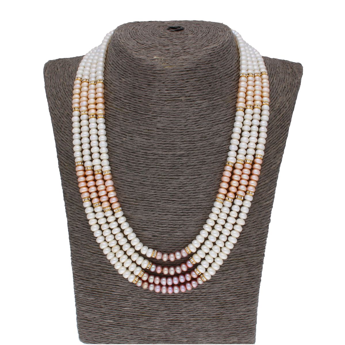 J Pearls 4 Line Pearl Set - Real Pearl Jewelry - Grab2buy