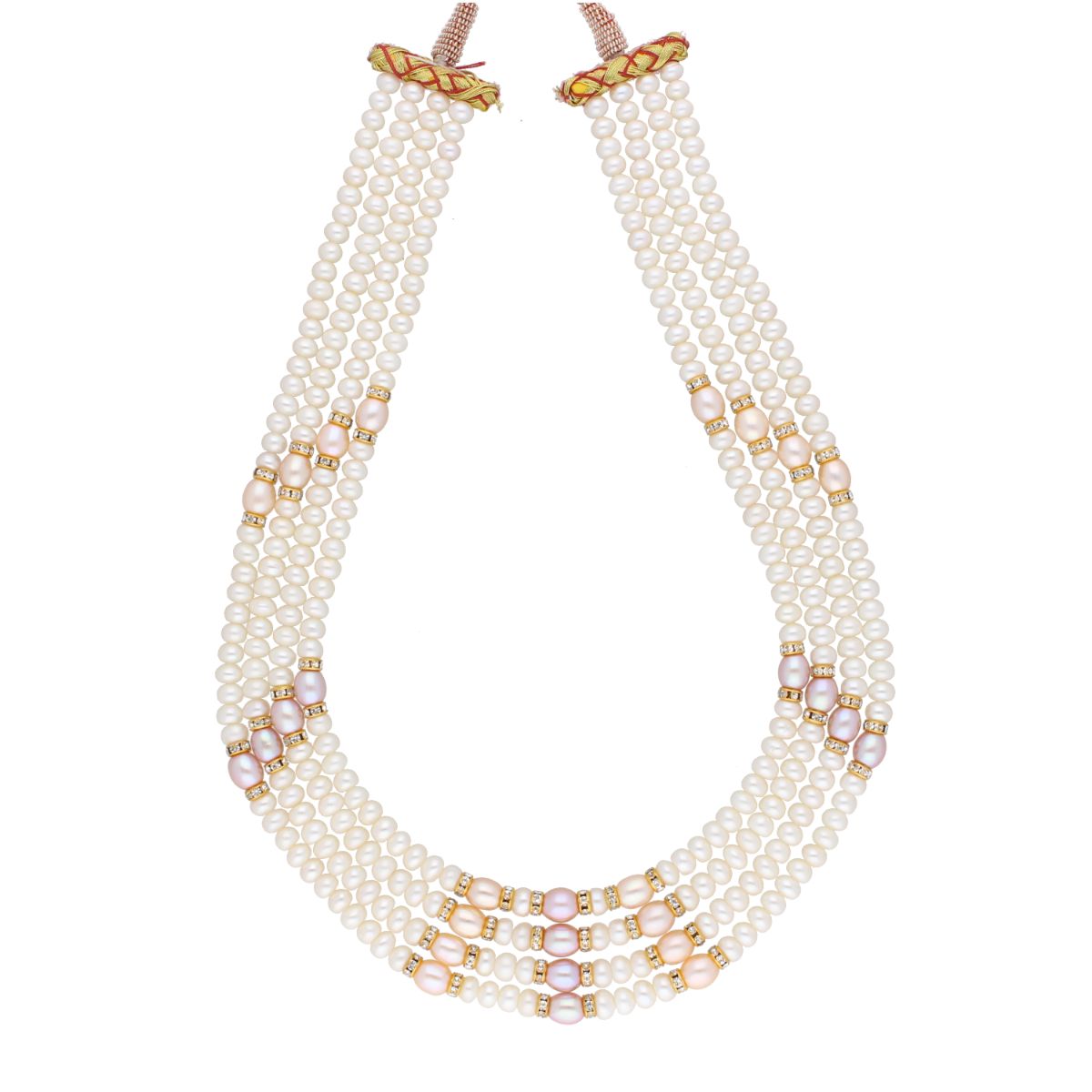 J Pearls 4 Line 4-5Mm Oval Pearl Set - Real Pearl Jewelry - Grab2buy