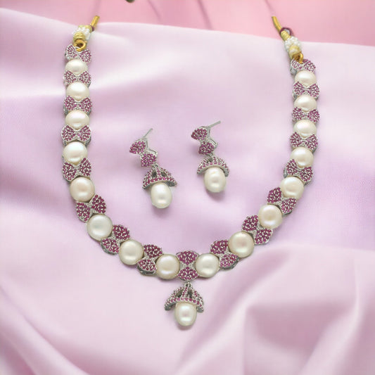 J Pearls Whispering Pearl Necklace Set | Grab2Buy
