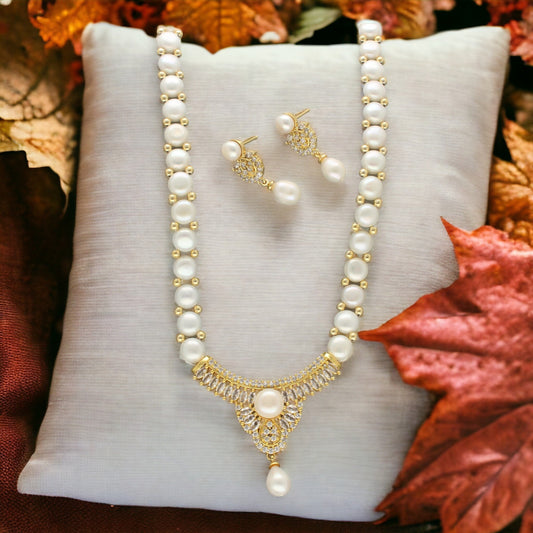 J Pearls Radiant Pearl Necklace Set | Grab2Buy