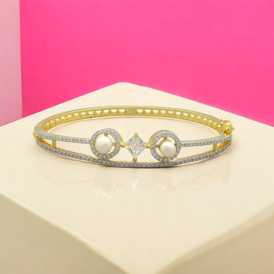 J Pearls Golden Tiara Pearl Bracelet | Grab2Buy