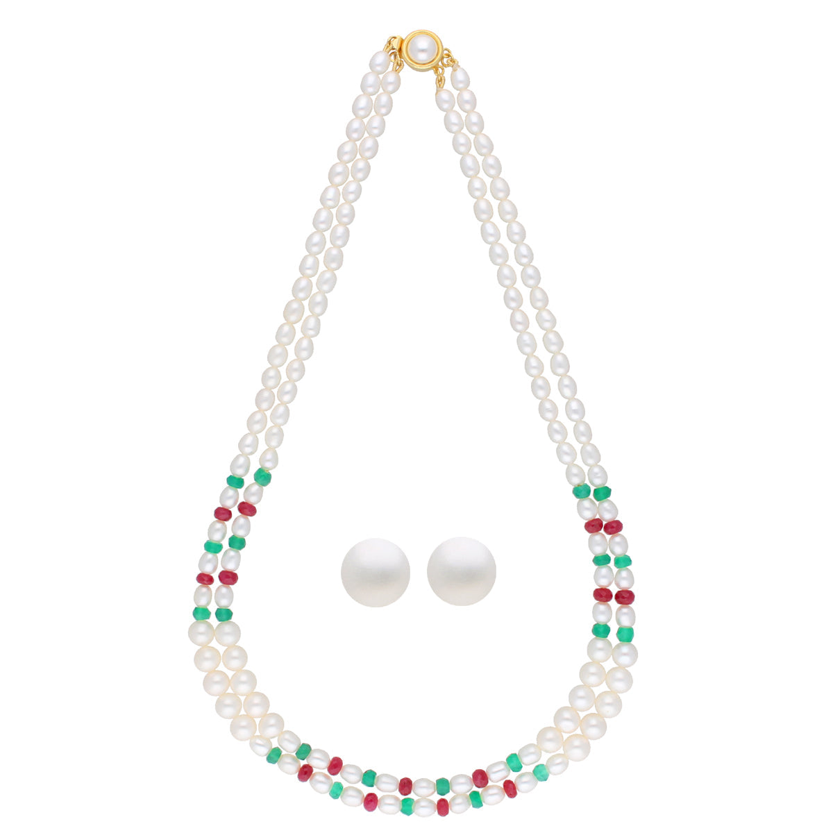 J Pearls Tremendous Pearl Set - Real Pearl Jewelry - Grab2buy
